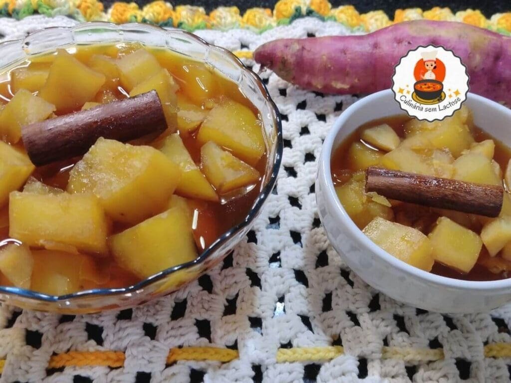 Batata Doce em calda